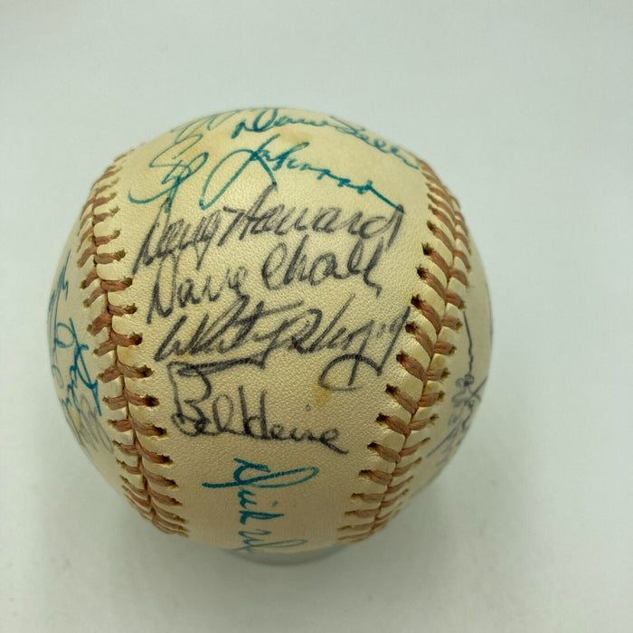 Nolan Ryan 1974 California Angels Team Signed American League Baseball JSA COA