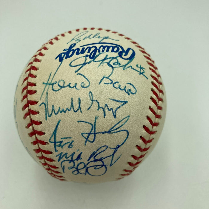 1999 Atlanta Braves National League Champs Team Signed World Series Baseball