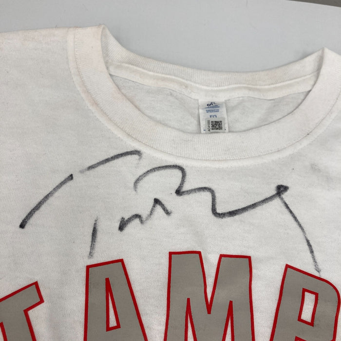 Tom Brady Signed Tampa Bay Buccaneers Authentic Fanatics T-Shirt Beckett COA