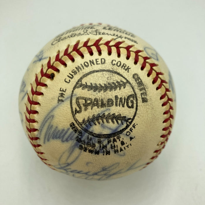 1972 Los Angeles Dodgers Team Signed Official National League Feeney Baseball