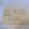 1940 Brooklyn Dodgers Welcome Home Dinner Signed Program JSA COA