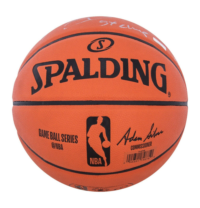 Kobe Bryant "5 Time NBA Champ" Signed Inscribed NBA Game Basketball Panini COA