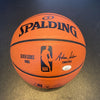 2019-20 Milwaukee Bucks Team Signed Basketball Giannis Antetokounmpo JSA COA