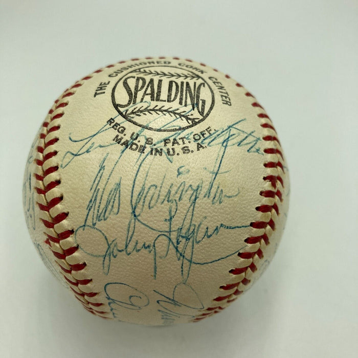 Beautiful Hank Aaron 1960 Milwaukee Braves Team Signed Baseball With COA