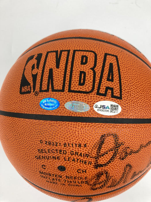 1969 - 1970 New York Knicks NBA Champs Team Signed Basketball JSA COA