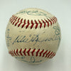 1952 All Star Game Team Signed Baseball Satchel Paige Mickey Mantle JSA COA