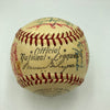 1956 All Star Game Team Signed Baseball Willie Mays Hank Aaron 30 Sigs