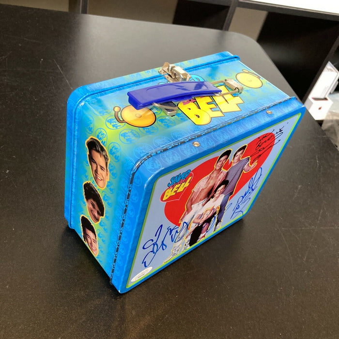 Save By The Bell Cast Signed Lunchbox Dustin Diamond Berkley Haskins Lopez JSA