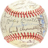 Mickey Mantle Roger Maris Joe Dimaggio Yankees Greats Signed Baseball 36 Sig PSA