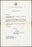 President Ronald Reagan Single Signed Baseball PSA DNA COA & White House Letter