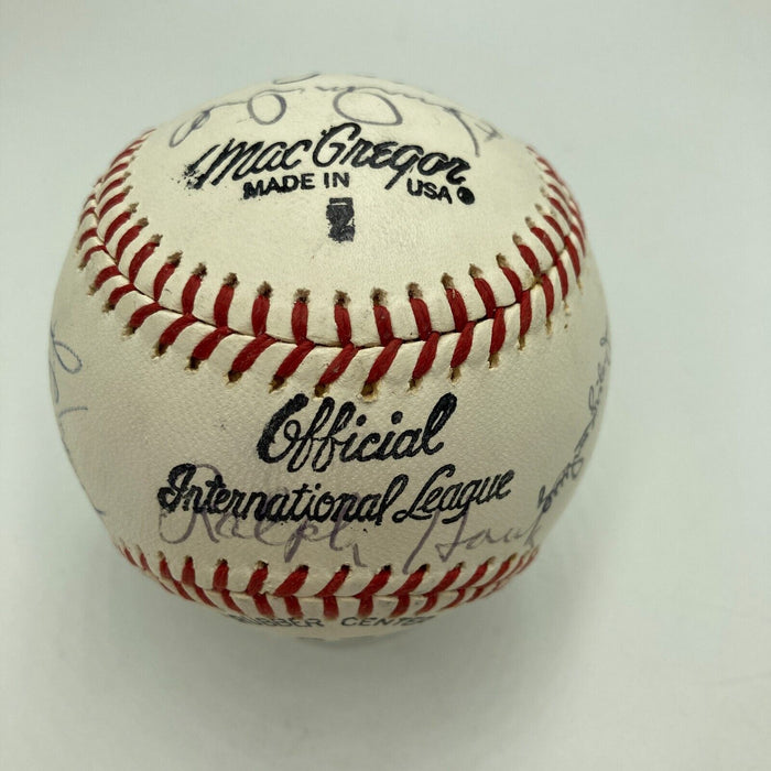 1973 New York Yankees Team Signed Baseball JSA COA