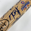 2016 Chicago Cubs World Series Champs Team Signed Baseball Bat MLB & Fanatics