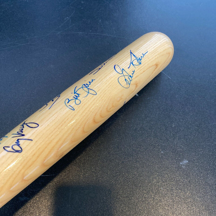 Milwaukee Brewers Legends Multi Signed County Stadium Commemorative Bat JSA COA