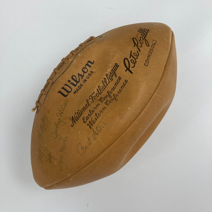1962 Green Bay Packers NFL Champs Team Signed Football JSA COA