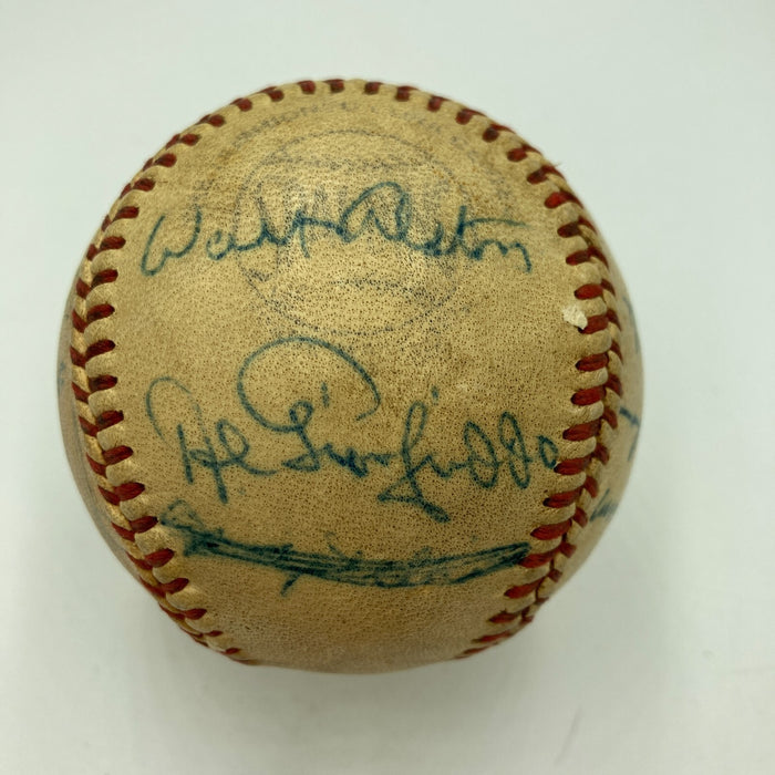 1951 Montreal Royals Dodgers World Series Champs Team Signed Baseball JSA COA