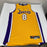 Kobe Bryant Signed 1999 Finals Los Angeles Lakers Pro Cut Jersey Beckett & PSA