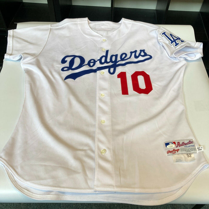 Gary Sheffield Signed Game Used 2001 Los Angeles Dodgers Jersey With JSA COA