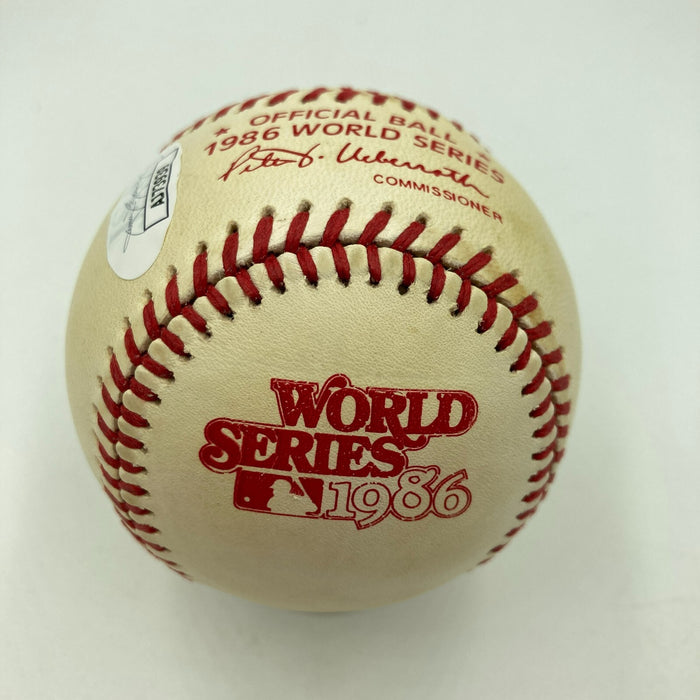 Rare Bill Buckner & Mookie Wilson Signed 1986 World Series Baseball JSA COA