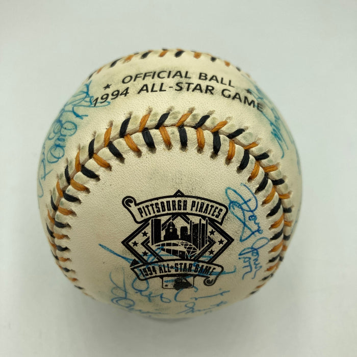 1994 All Star Game National League Team Signed Baseball Barry Bonds PSA DNA COA