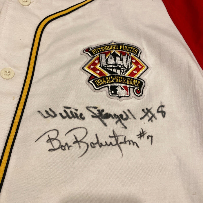 1994 All Star Game Original Jersey Signed By Legends Carl Yastrzemski Stargell