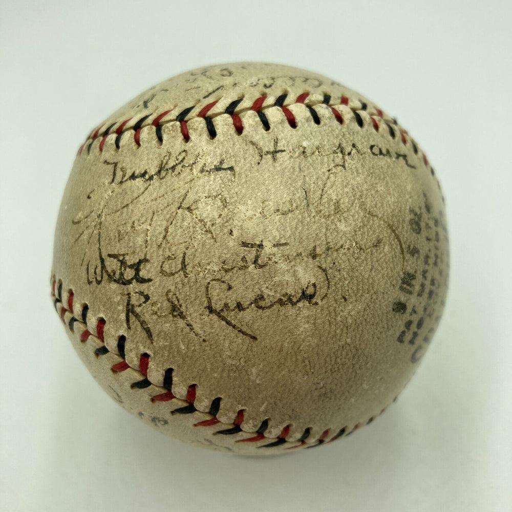 1923 Cincinnati Reds Team Signed Official National League Baseball Beckett COA