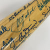 Beautiful Hall Of Fame Multi Signed Bat 66 Sigs Hank Aaron Willie Mays PSA DNA