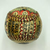 Beautiful Mickey Mantle Hand Painted George Sosnak Folk Art Signed Baseball