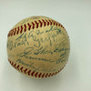 Cy Young Jimmie Foxx Tris Speaker Hall Of Fame Multi Signed Baseball Beckett COA