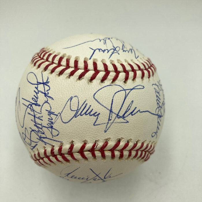 1986 New York Mets World Series Champs Team Signed W.S. Baseball Steiner & MLB