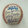 Mickey Mantle New York Yankees Hall Of Fame Legends Multi Signed Baseball JSA
