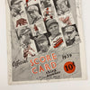 1939 Philadelphia Phillies Team Signed Official Scorecard w/22 Signatures JSA
