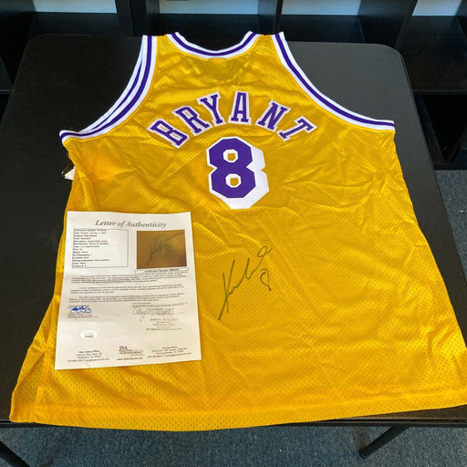 Kobe Bryant Rookie Signed Authentic Los Angeles Lakers Jersey Huge Sig JSA COA