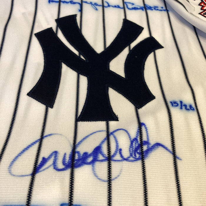 Derek Jeter Don Mattingly New York Yankees Captains Signed Jersey JSA COA