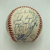 1996 Yankees Team Signed World Series Baseball Derek Jeter Mariano Rivera JSA