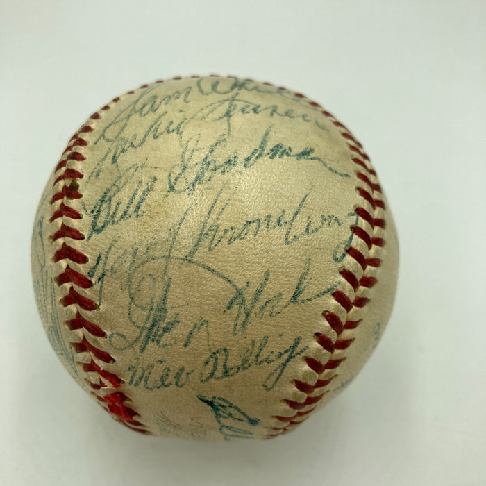 Ted Williams 1955 Boston Red Sox Team Signed Official American League Baseball