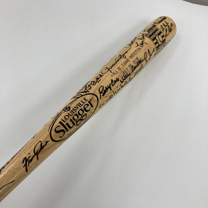 2015 Hall Of Fame Induction Multi Signed Baseball Bat 46 Sigs Sandy Koufax JSA