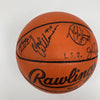 1991-92 LSU Team Signed Final Four Game Used Basketball Shaquille O'Neal JSA