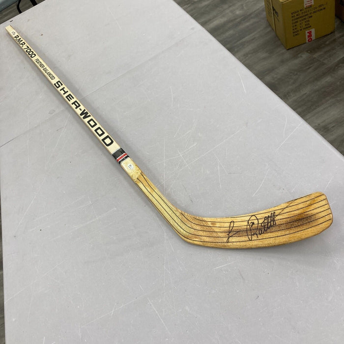 Luc Robitaille Game Used & Autographed Hockey Stick PSA/DNA COA