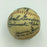 Magnificent Oklahoma Natives Stars Signed Baseball Carl Hubbell 6 Sigs JSA COA