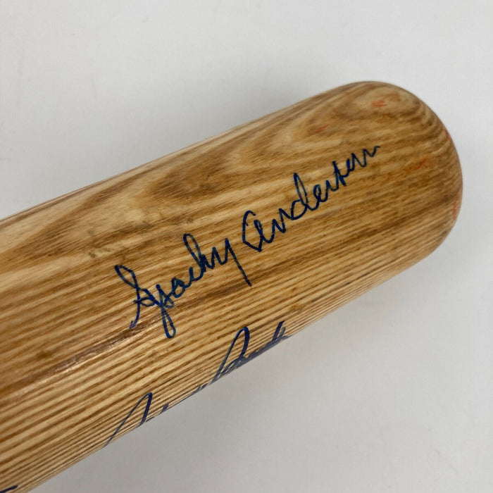 Cincinnati Reds Big Red Machine Signed Bat Johnny Bench Pete Rose JSA COA