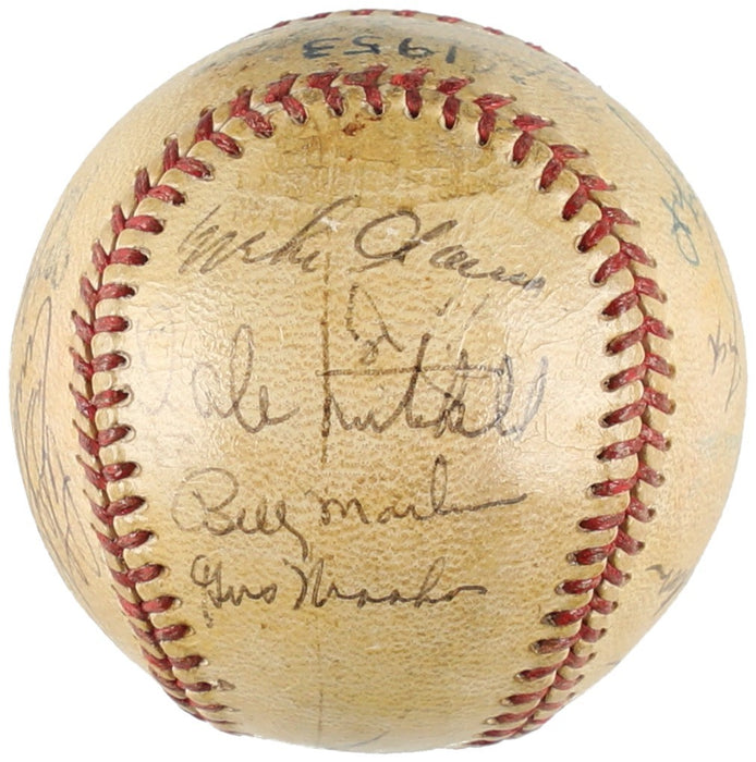 1953 All Star Game Team Signed National League Baseball JSA COA