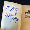 Walt Frazier Signed Autographed Basketball Book