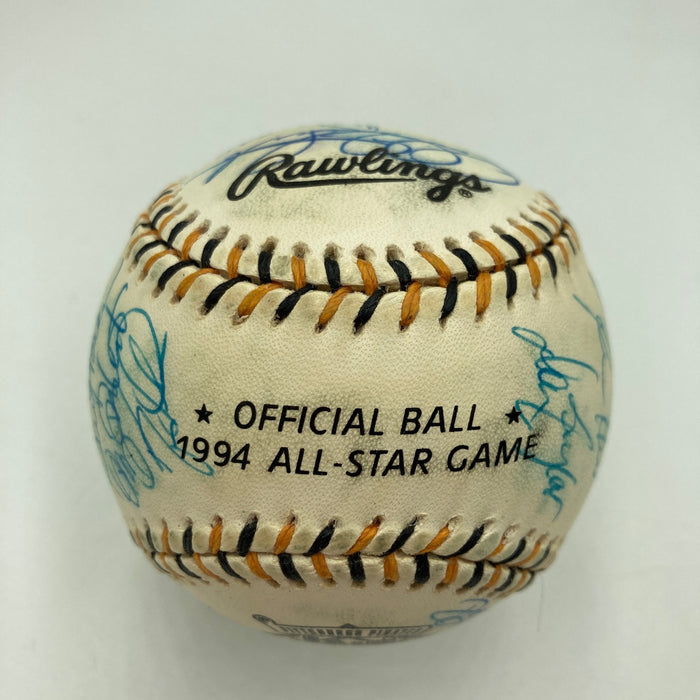1994 All Star Game National League Team Signed Baseball Barry Bonds PSA DNA COA