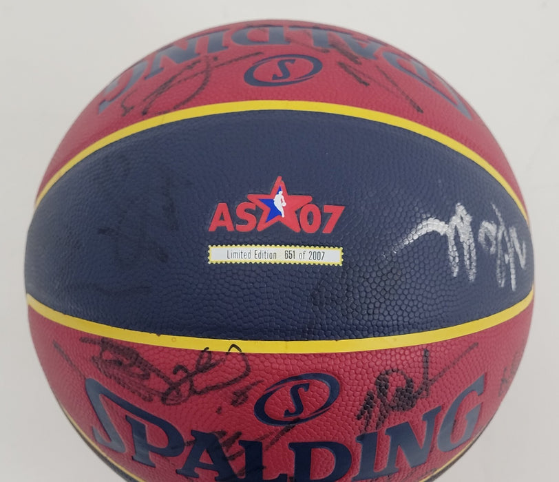 Lebron James 2007 All Star Game Multi Signed Basketball 28 Sigs Beckett COA
