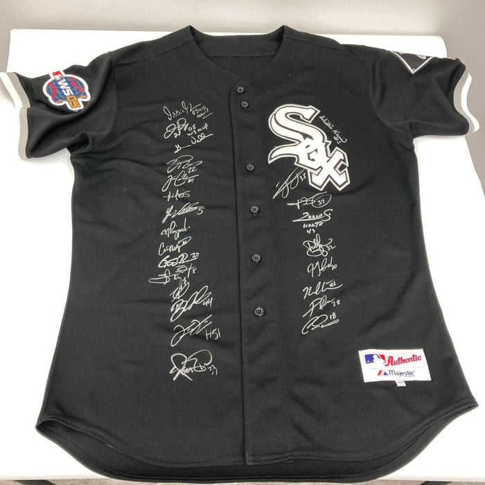 2005 Chicago White Sox World Series Champs Team Signed Authentic Jersey JSA COA
