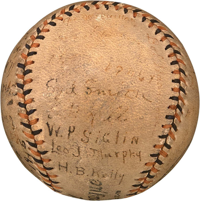 Honus Wagner 1915 Pittsburgh Pirates Team Signed National League Baseball JSA