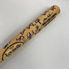 1986 New York Mets Team World Series Champs Signed Bat #3/86 PSA DNA