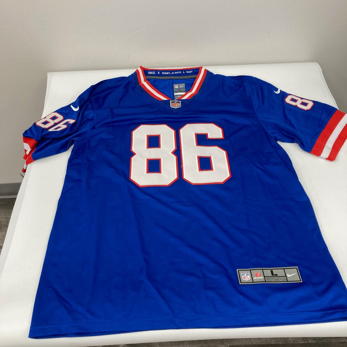 1986 New York Giants Super Bowl Champs Team Signed Jersey JSA