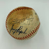 Earliest Known Billy Martin 1947 Oakland Oaks Team Signed Baseball JSA COA