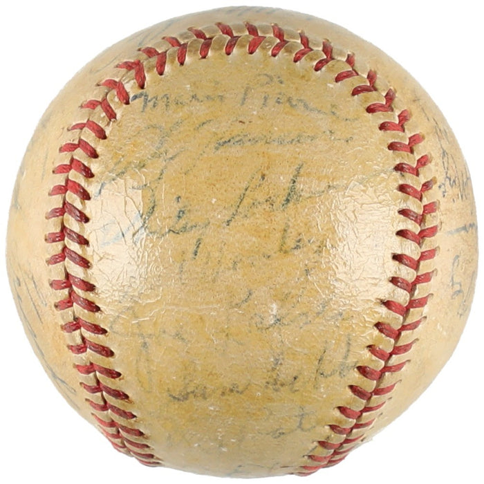 Earliest Known Willie Mays Pre Rookie 1949 New York Giants Signed Baseball JSA